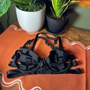 Victoria's Secret Black Strappy Bra